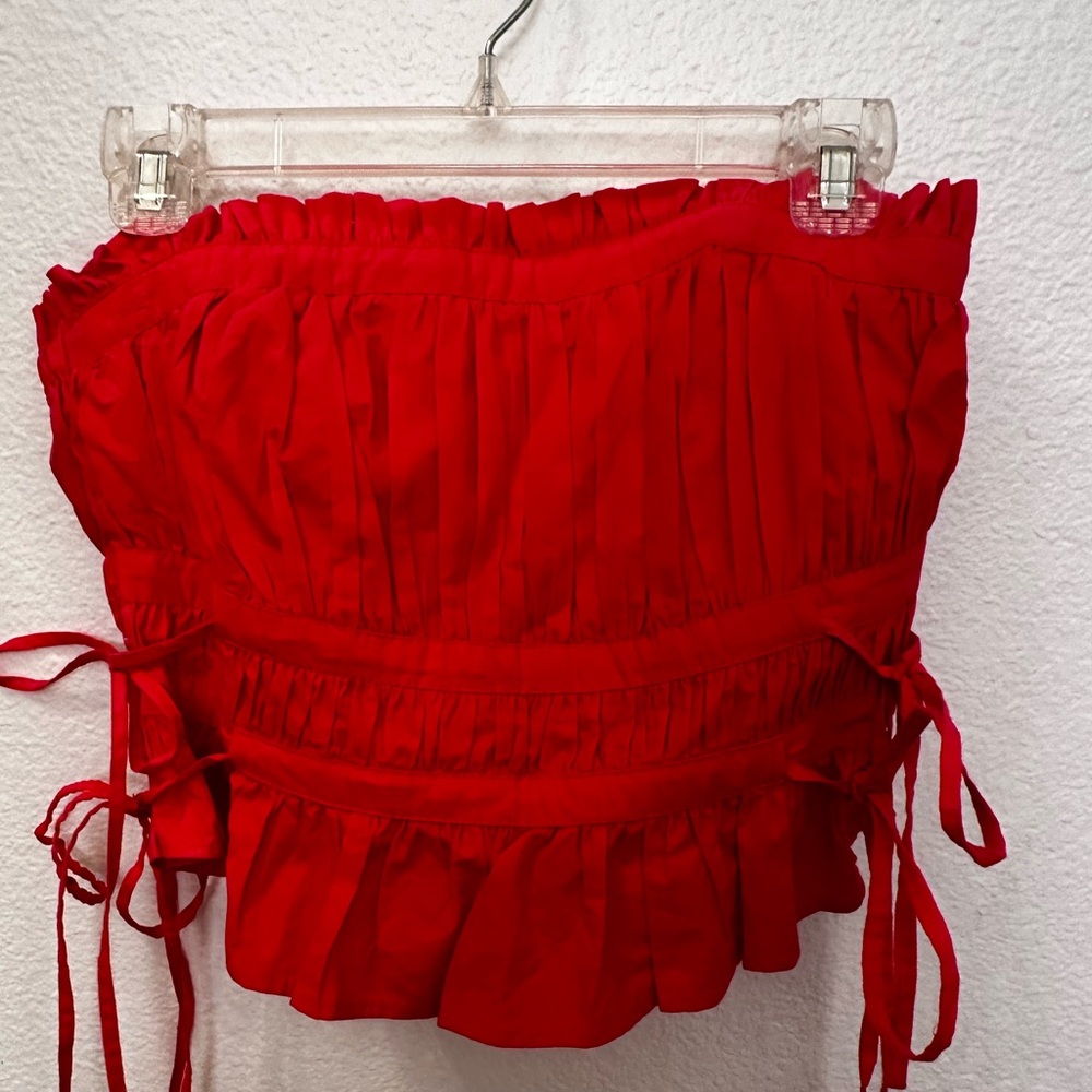 Free People tube top with straps, size small